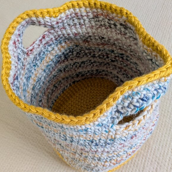 Crochet Basket Handmade - Picture 2 of 7
